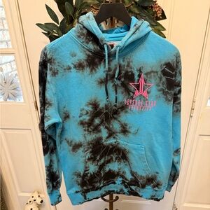 Jeffree Star Fashion Tie Dye Hoodie Sweatshirt with Logo LS M